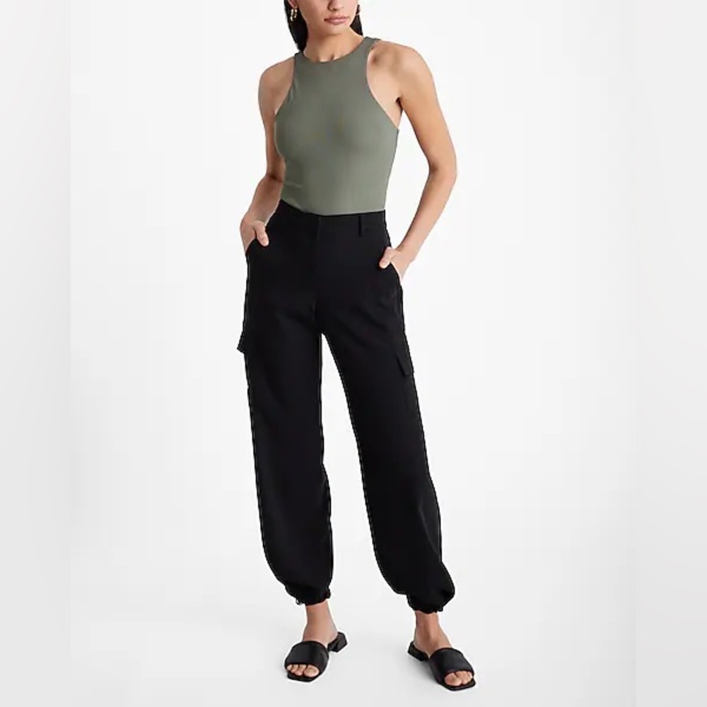 Express Body Contour Compression High Neck Bodysuit